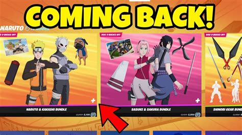 how long is naruto in fortnite shop